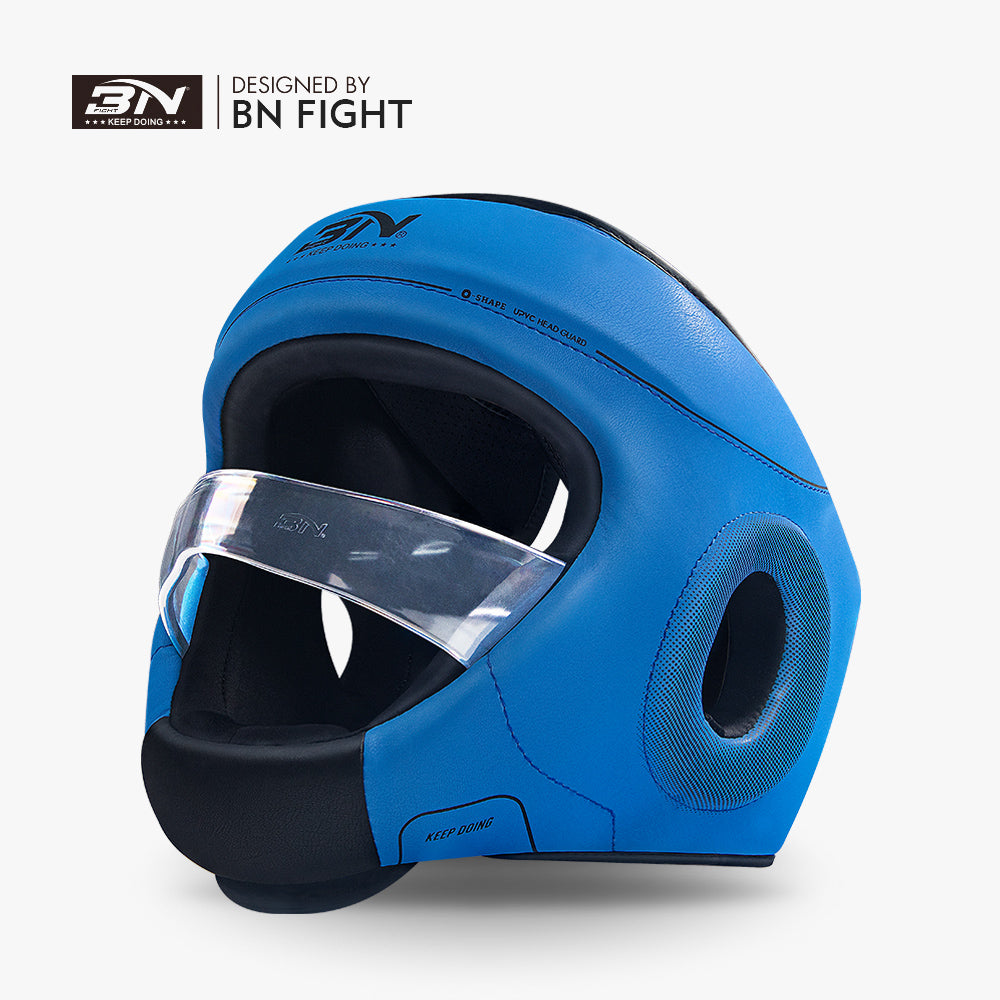 BN Boxing Headgear Equipment for Taekwondo, Sparring, MMA, Muay Thai - Safety Helmet Protective Gear for Men Women Beginners