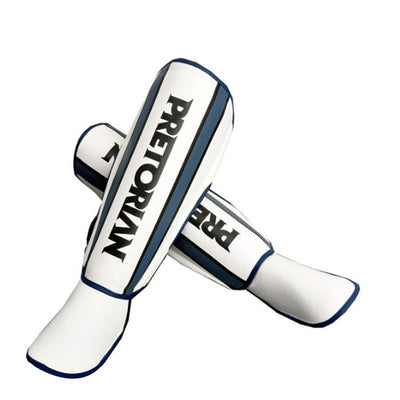 BN Shin Guards Kickboxing Muay Thai, SATRA SMMAF Approved, Premium Maya Hide Leather, Leg Instep Protection Pads, MMA Martial Arts Kicking Sparring Training Gear, BJJ Karate Boxing Taekwondo,