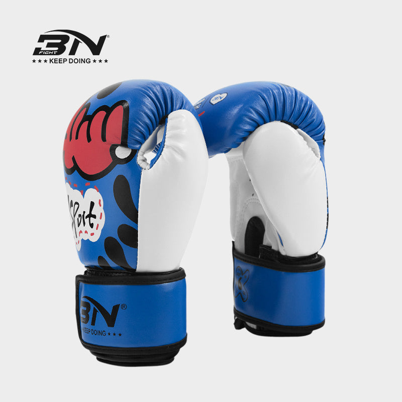 BN Kids Boxing Gloves, Boxing Gloves for Children 3-9 Youth Boys Girls Toddler PU Cartoon Sparring Training Boxing Gloves for Punching Bag, Kickboxing, Muay Thai, MMA