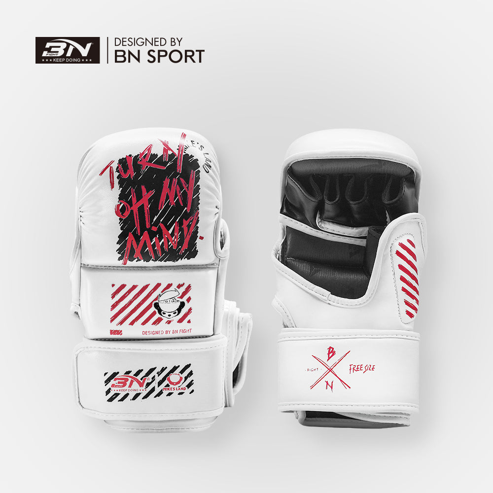 BN Boxing Training Gloves Kickboxing Muay Thai Gel Sparring Punching Bag Mitts