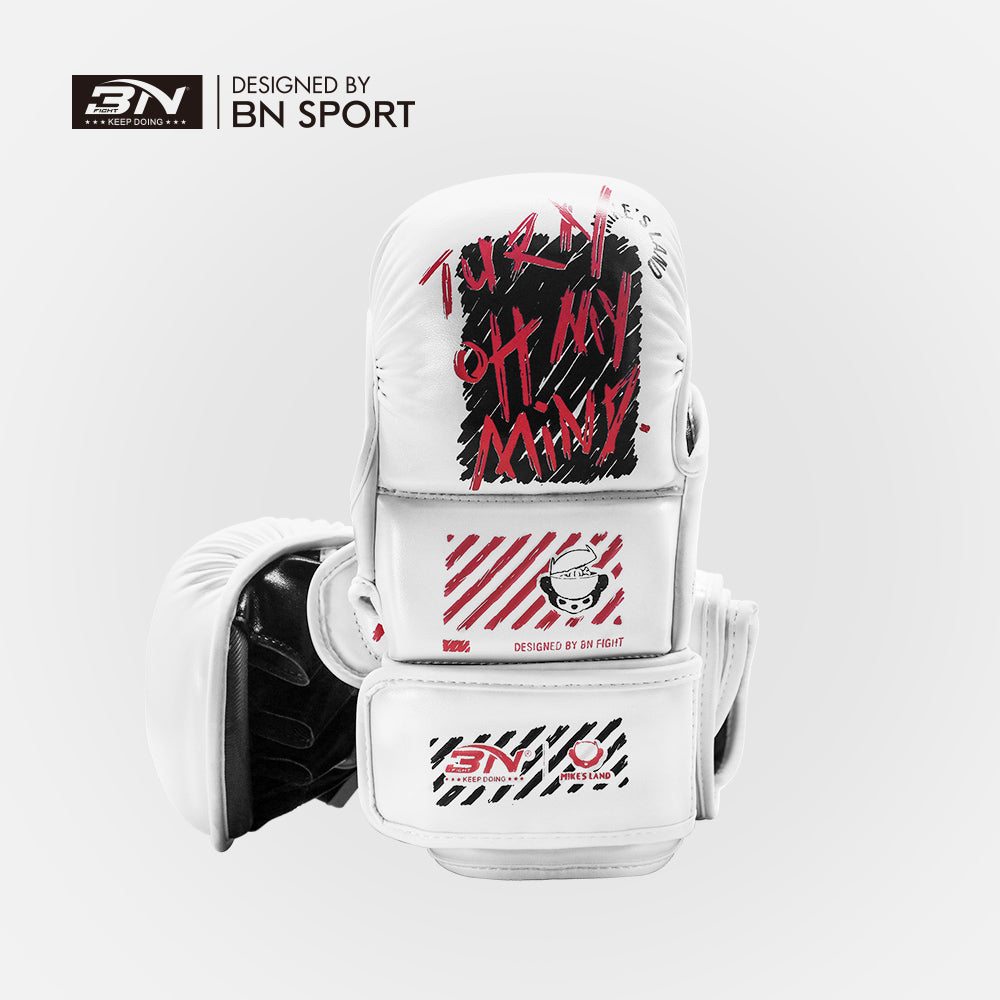 BN Boxing Training Gloves Kickboxing Muay Thai Gel Sparring Punching Bag Mitts