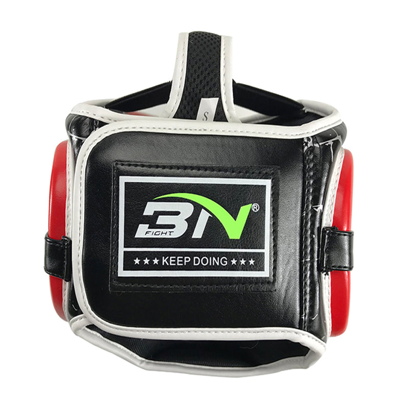 BN Kids Boxing Headgear, MMA Training, Adjustable Padded Kara Muay Thai Juniors Head Gear, Kickboxing, Sparring, Martial Arts, Karate, Taekwondo Youth Girls Boys Helmet, Home Gym Workouts