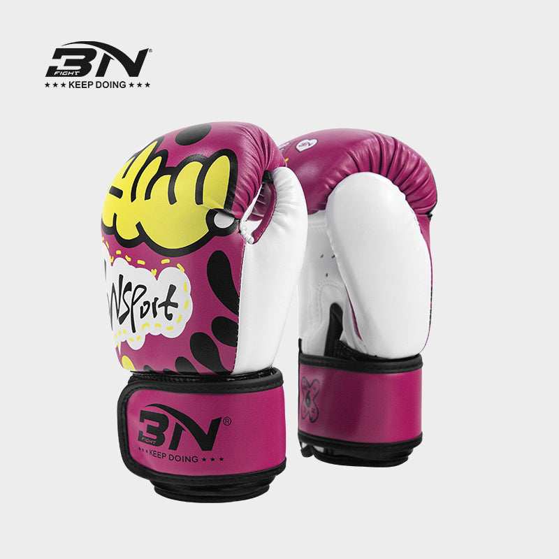 BN Kids Boxing Gloves, Boxing Gloves for Children 3-9 Youth Boys Girls Toddler PU Cartoon Sparring Training Boxing Gloves for Punching Bag, Kickboxing, Muay Thai, MMA