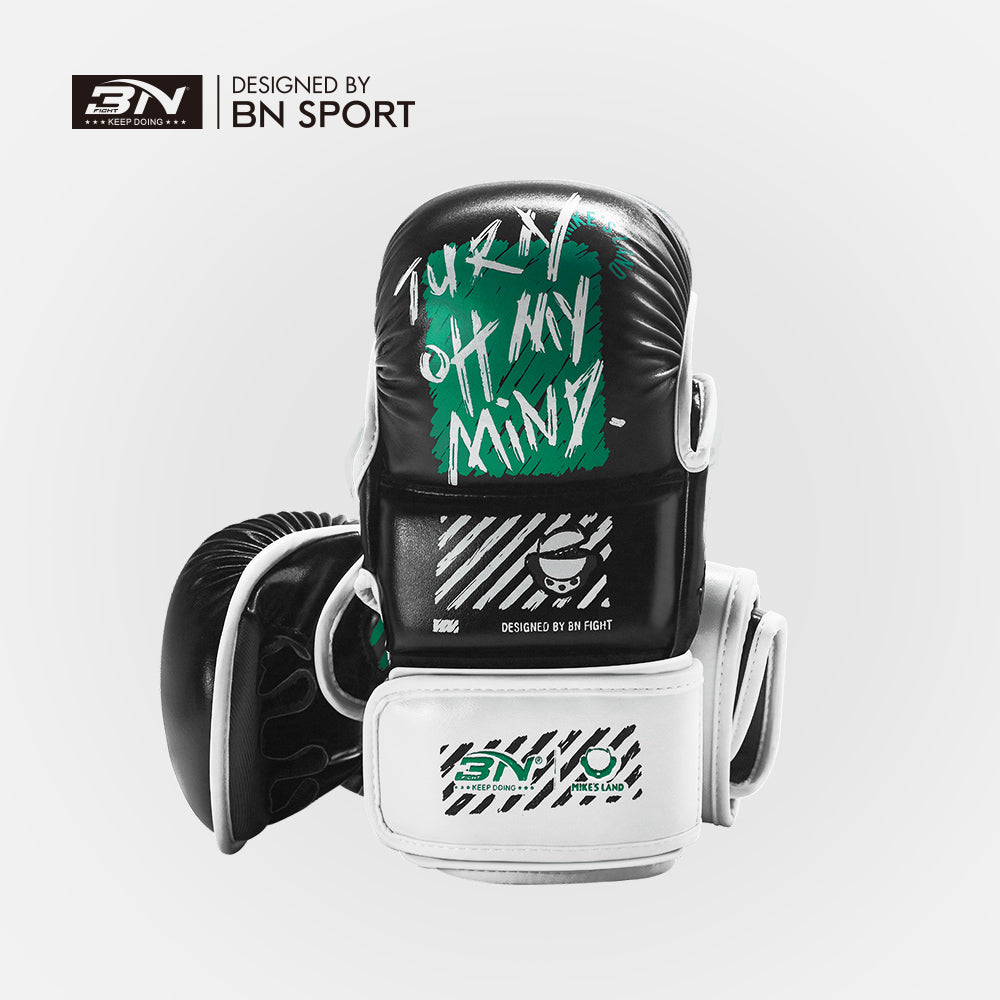 BN Boxing Training Gloves Kickboxing Muay Thai Gel Sparring Punching Bag Mitts