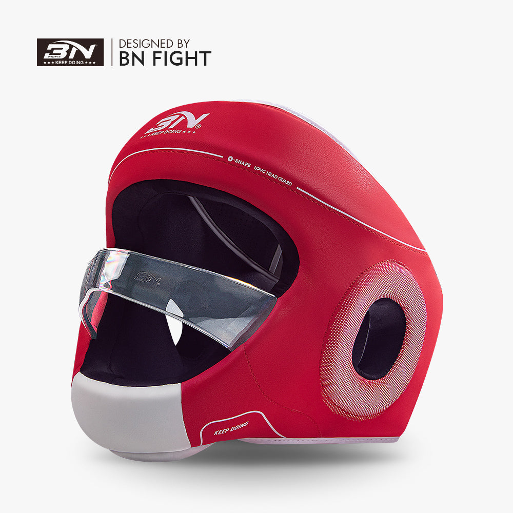 BN Boxing Headgear Equipment for Taekwondo, Sparring, MMA, Muay Thai - Safety Helmet Protective Gear for Men Women Beginners