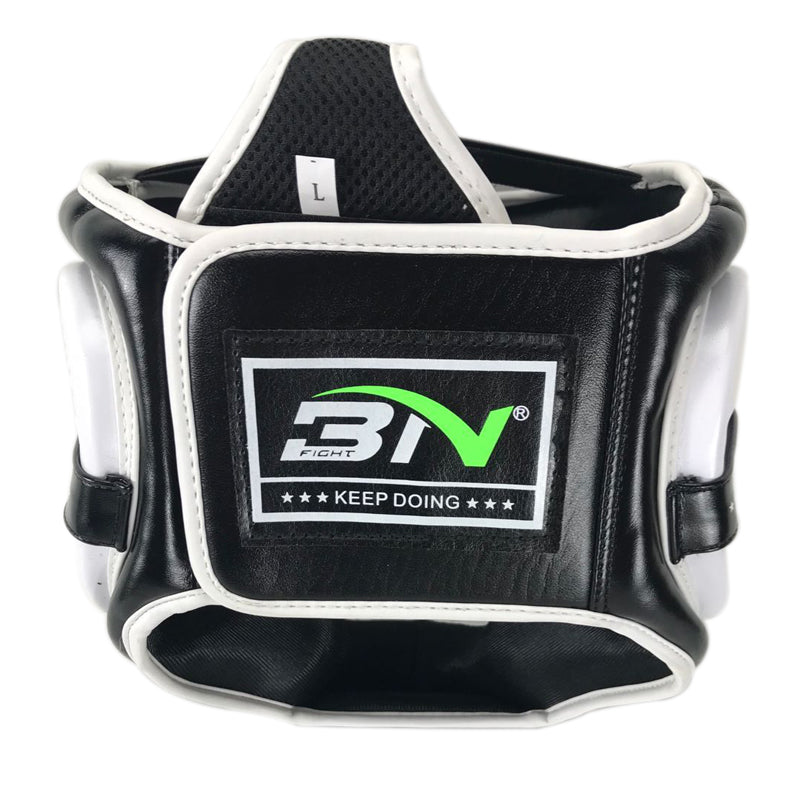 BN Boxing Headgear for Men & Women, Muay Thai MMA Headgear with Protective Padding, Full Face Coverage for Sparring Training