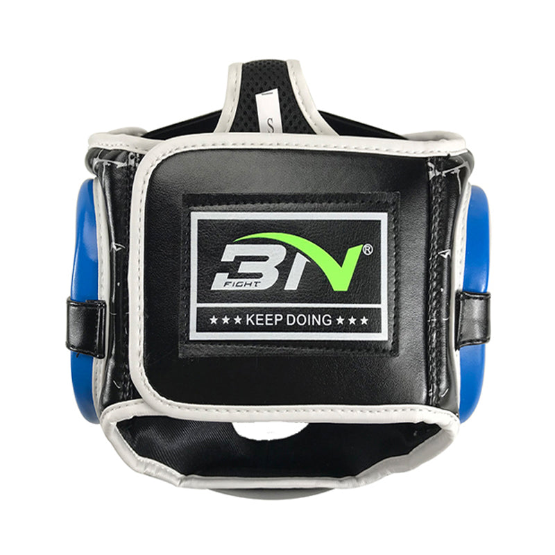 BN Kids Boxing Headgear, MMA Training, Adjustable Padded Kara Muay Thai Juniors Head Gear, Kickboxing, Sparring, Martial Arts, Karate, Taekwondo Youth Girls Boys Helmet, Home Gym Workouts