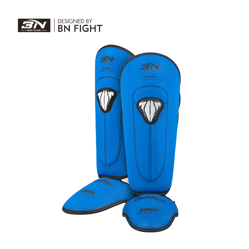 BN Kids Shin Guards - with a and Ideal Padding | Thick shin Protection for Kicks in Kickboxing, MMA, Muay Thai and Other Martial Arts