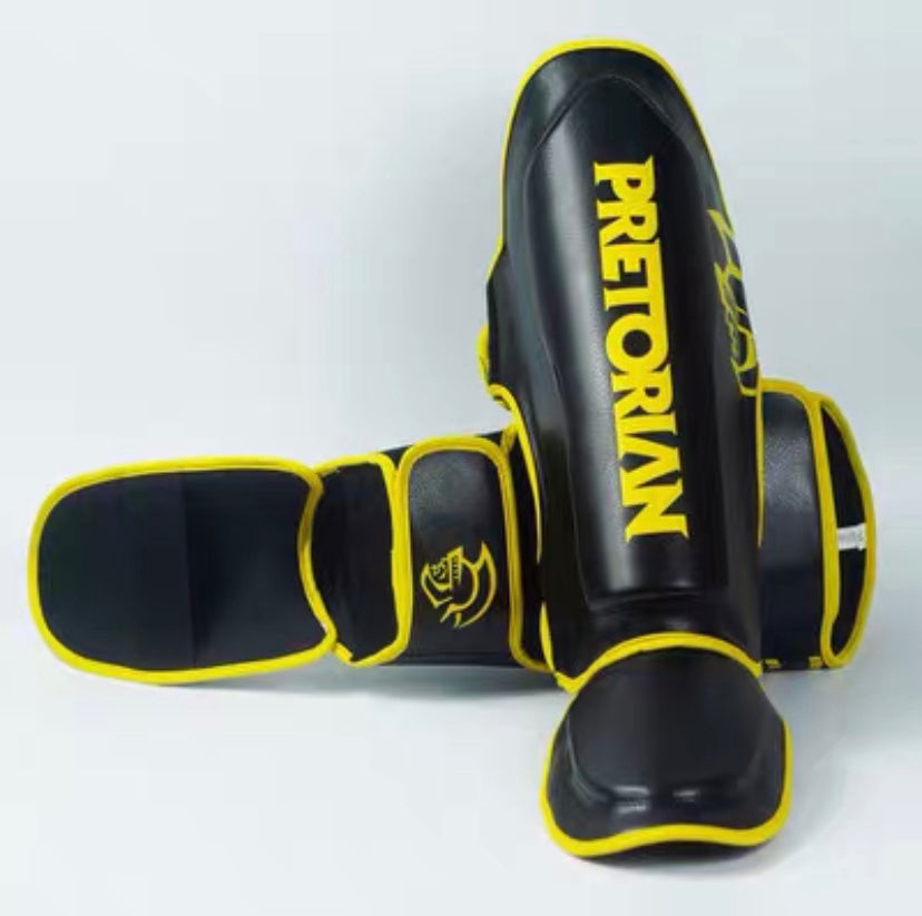 BN Muay Thai Shin Guards, Muay Thai Martial Arts Kicking Leg Instep Protection Pads Sparring Gear,for Kickboxing MMA Training and Sparring,Professional MMA Equipment